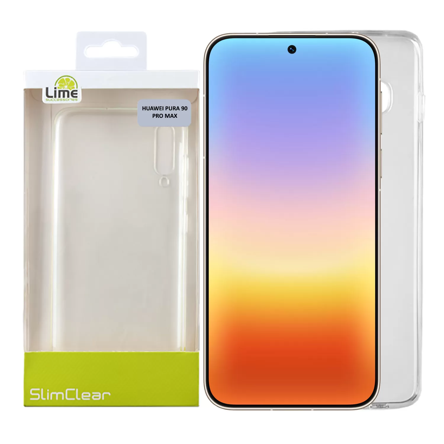 LIME ΘΗΚΗ HUAWEI PURA 90 PRO MAX 6.9" SLIMCLEAR TPU CAMERA GUARD ΔΙΑΦΑΝΗ