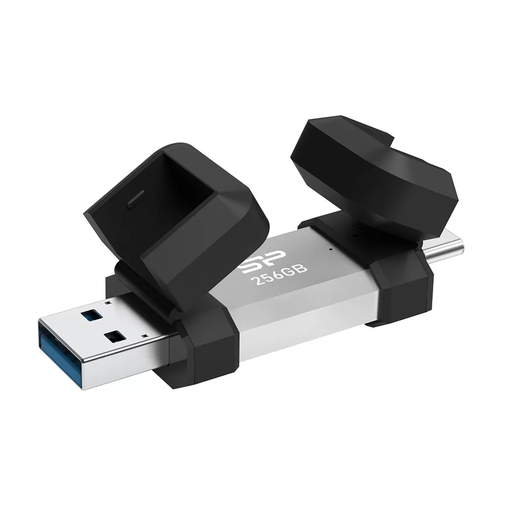 SILICON POWER USB - TYPE C FLASH DRIVE 256GB 200MB/s USB 3.2+OTG C51 200MBps SP256GBUC3C51V1S