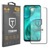 IDOL 1991 TITANIUM TEMPERED GLASS HUAWEI P40 LITE 6.4in 9H 0.25mm SEMI CURVED FULL GLUE BLACK