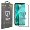 IDOL 1991 TITANIUM TEMPERED GLASS HUAWEI P40 LITE 6.4in 9H 0.25mm SEMI CURVED FULL GLUE BLACK