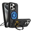 IDOL 1991 ARMOR TPU ΘΗΚΗ IPHONE 15 PRO MAX 6.7in HYPER MAGSAFE STAND CAMERA GUARD BLACK