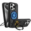 IDOL 1991 ARMOR TPU ΘΗΚΗ IPHONE 15 PRO MAX 6.7in HYPER MAGSAFE STAND CAMERA GUARD BLACK