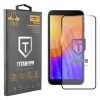 IDOL 1991 TITANIUM TEMPERED GLASS HUAWEI Y5P 5.45in 9H 0.25mm SEMI CURVED FULL GLUE BLACK