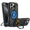 IDOL 1991 ARMOR TPU ΘΗΚΗ IPHONE 16 PRO MAX 6.9in HYPER MAGSAFE STAND CAMERA GUARD BLACK