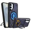 IDOL 1991 ARMOR TPU ΘΗΚΗ SAMSUNG S25 5G S931 6.2in HYPER MAGSAFE STAND CAMERA GUARD BLUE