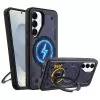 IDOL 1991 ARMOR TPU ΘΗΚΗ SAMSUNG S25 5G S931 6.2in HYPER MAGSAFE STAND CAMERA GUARD BLUE