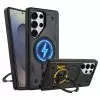 IDOL 1991 ARMOR TPU ΘΗΚΗ SAMSUNG S25 ULTRA 5G S938 6.9in HYPER MAGSAFE STAND CAMERA GUARD BLACK