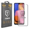 IDOL 1991 TITANIUM TEMPERED GLASS SAMSUNG A20s 2019 A207 6.5in 9H 0.25mm SEMI CURVED FULL GLUE BLACK