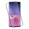 IDOL 1991 GLAMOUR TEMPERED GLASS SAMSUNG S10 PLUS G975 6.4in 9H 0.30mm FULL COVER 3D EDGE FINGER UNLOCK BLACK