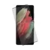 IDOL 1991 TEMPERED GLASS SAMSUNG S21 ULTRA 5G G998 6.8in 9H 0.25mm 3D EDGE GLUE SEMI CURVED FINGER UNLOCK BLACK