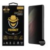 IDOL 1991 PRIVACY ANTISPY TEMPERED GLASS SAMSUNG S21 ULTRA 5G G998 6.8in 9H 0.25mm 3D SEMI CURVED EDGE GLUE BLACK