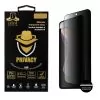 IDOL 1991 PRIVACY ANTISPY TEMPERED GLASS XIAOMI REDMI NOTE 11 PRO/PRO PLUS 6.67in 9H 0.25mm SEMI CURVED FULL GLUE BLACK
