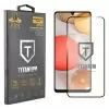 IDOL 1991 TITANIUM TEMPERED GLASS SAMSUNG A42 5G A426 6.6in 9H 0.25mm  SEMI CURVED FULL GLUE BLACK