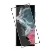 IDOL 1991 TEMPERED GLASS SAMSUNG S22 ULTRA 5G 6.8in 9H 0.25mm 3D EDGE GLUE SEMI CURVED FINGER UNLOCK BLACK