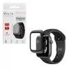 VOLTE-TEL PC EDGE COVER TEMPERED GLASS APPLE WATCH 44mm 1.78in 9H 0.30mm WITH KEY 3D FULL GLUE FULL COVER BLACK