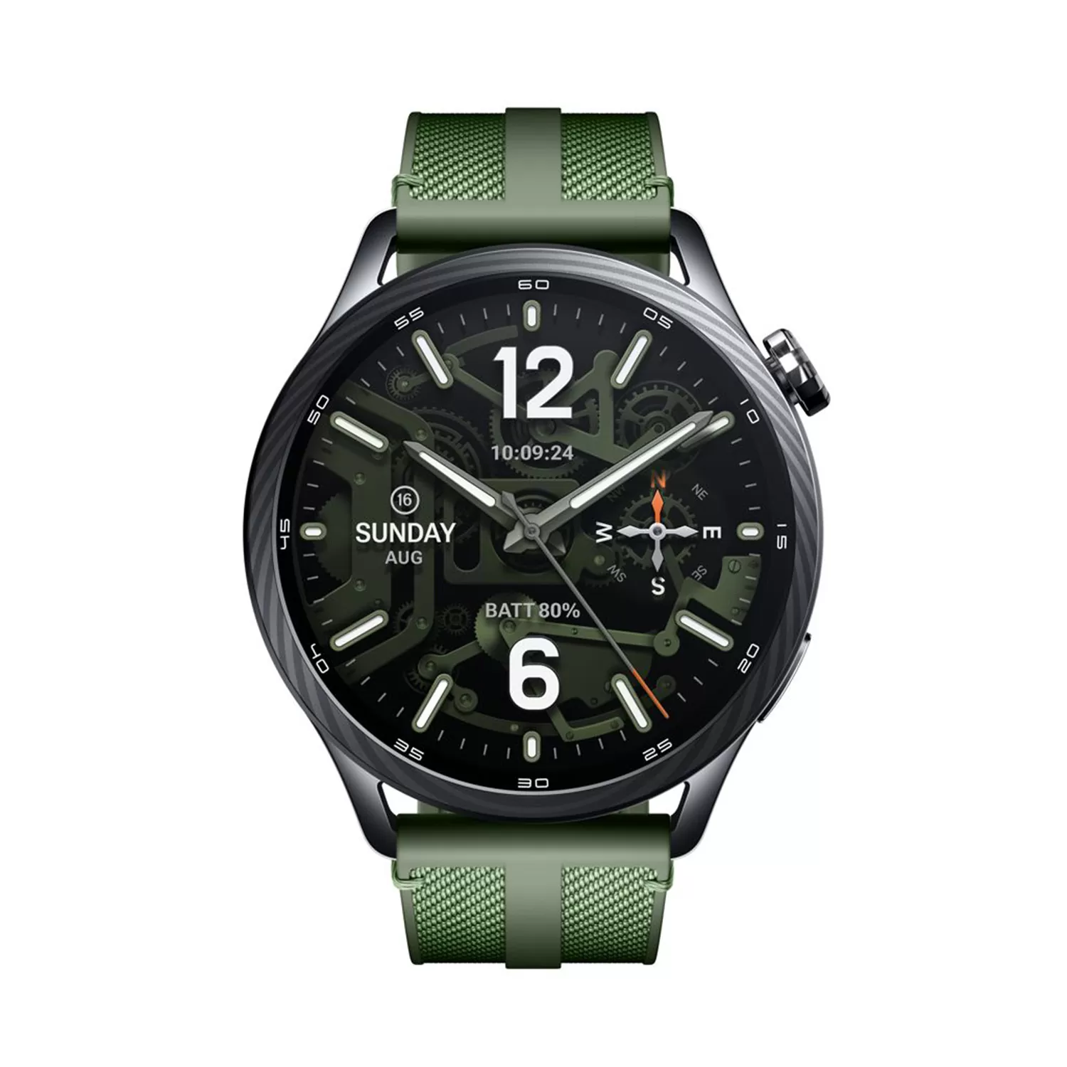 SMART WATCH XIAOMI S5 46MM 1.48in (BHR08IXGL) BT V 5.4 ΑΔΙΑΒΡΟΧΟ ΜΕ ΠΑΛΜΟΓΡΑΦΟ GREEN GW