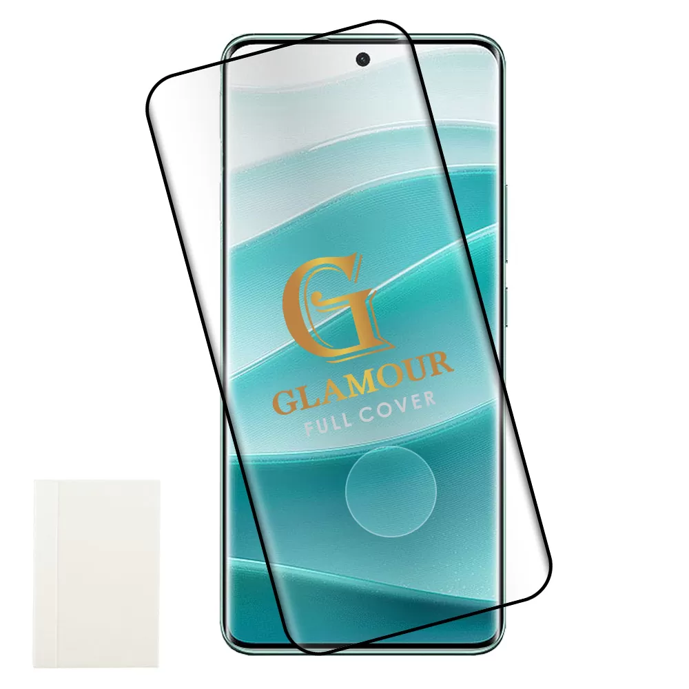 IDOL 1991 TEMPERED GLASS XIAOMI REDMI NOTE 14 PRO 5G/POCO X7 6.67in 9H 0.30mm GLAMOUR 3D FULL GLUE FINGER UNLOCK BLACK+SQUEE