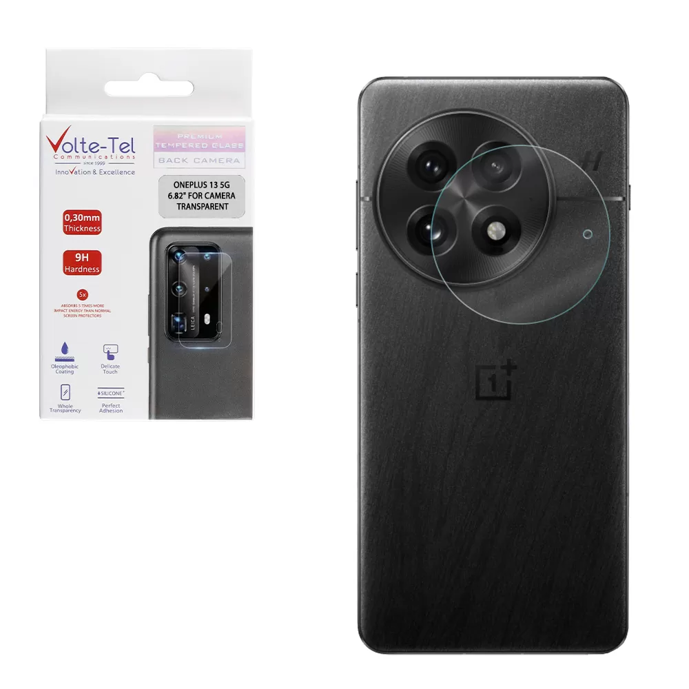 VOLTE-TEL CAMERA GLASS ONEPLUS 13 5G 6.82in 9H 0.25mm 3D CURVED TRANSPARENT