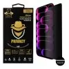 IDOL 1991 PRIVACY ANTISPY TEMPERED GLASS IPHONE 17 PRO MAX 6.9in 9H 0.25mm SEMI CURVED FULL GLUE BLACK