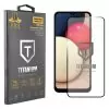 IDOL 1991 TITANIUM TEMPERED GLASS SAMSUNG A02s A025 6.5in 9H 0.25mm SEMI CURVED FULL GLUE BLACK