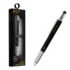 NSP ΣΤΥΛΟ 7 IN 1 METALLIC MULTI-TOOL PEN BLACK