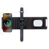 NSP N19 WIRELESS CHARGER 3 IN 1 MAGSAFE 15W (PHONE 15W/SMARTWATCH 5W/BLUETOOTH 3W) USB-C 1m BLACK