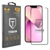 IDOL 1991 TITANIUM TEMPERED GLASS IPHONE 13 MINI 5.4in 9H 0.25mm  SEMI CURVED FULL GLUE BLACK