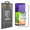 IDOL 1991 TITANIUM TEMPERED GLASS SAMSUNG A22 4G A225 6.4in 9H 0.25mm SEMI CURVED FULL GLUE BLACK