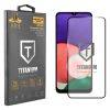 IDOL 1991 TITANIUM TEMPERED GLASS SAMSUNG A22 5G A226 6.6in 9H 0.25mm  SEMI CURVED FULL GLUE BLACK