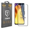 IDOL 1991 TITANIUM TEMPERED GLASS XIAOMI POCO M3 PRO 4G/M3 PRO 5G 6.5in 9H 0.25mm  SEMI CURVED FULL GLUE BLACK