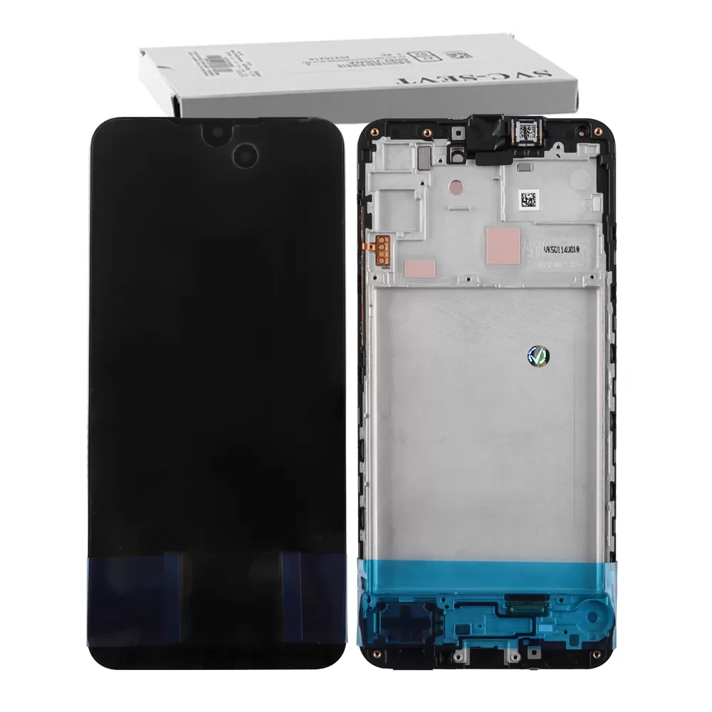 SAMSUNG A16 5G A166 ΟΘΟΝΗ AMOLED + TOUCH SCREEN + FRAME GH82-36143A BLACK ORIGINAL SERVICE PACK