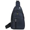 NSP N122 CASUAL ΤΣΑΝΤΑΚΙ ΑΔΙΑΒΡΟΧΟ CROSSBODY 8L SOFT ΥΦΑΣΜΑΤΙΝΟ BLUE
