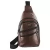 NSP N121 FORCE ΤΣΑΝΤΑΚΙ CROSSBODY 8.5L ΔΕΡΜΑΤΙΝΟ BROWN
