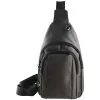 NSP N123 ATHLETIC ΤΣΑΝΤΑΚΙ ΑΔΙΑΒΡΟΧΟ CROSSBODY 8L DURABLE ΥΦΑΣΜΑΤΙΝΟ DARK GREY