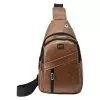 NSP N110 ALMOND ΤΣΑΝΤΑΚΙ CROSSBODY 8.5L ΔΕΡΜΑΤΙΝΟ CAMEL