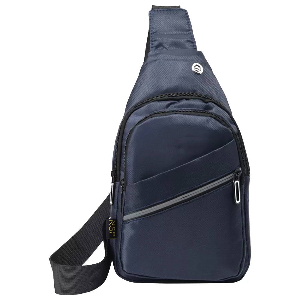 NSP N120 SPORT ΤΣΑΝΤΑΚΙ ΑΔΙΑΒΡΟΧΟ CROSSBODY 7.5L SOFT ΥΦΑΣΜΑΤΙΝΟ BLUE