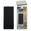 SAMSUNG S10 PLUS G975 ΟΘΟΝΗ + TOUCH SCREEN + LENS + FRAME GH82-18849E GREEN ORIGINAL SERVICE PACK