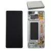 SAMSUNG S10 PLUS G975 ΟΘΟΝΗ + TOUCH SCREEN + LENS + FRAME GH82-18849E GREEN ORIGINAL SERVICE PACK