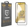IDOL 1991 TITANIUM TEMPERED GLASS SAMSUNG S22 PLUS 5G 6.6in 9H 0.2mm  SEMI CURVED FULL GLUE ULTRA THIN BLACK