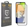 IDOL 1991 TITANIUM TEMPERED GLASS SAMSUNG A03 A035 6.5in 9H 0.25mm SEMI CURVED FULL GLUE BLACK