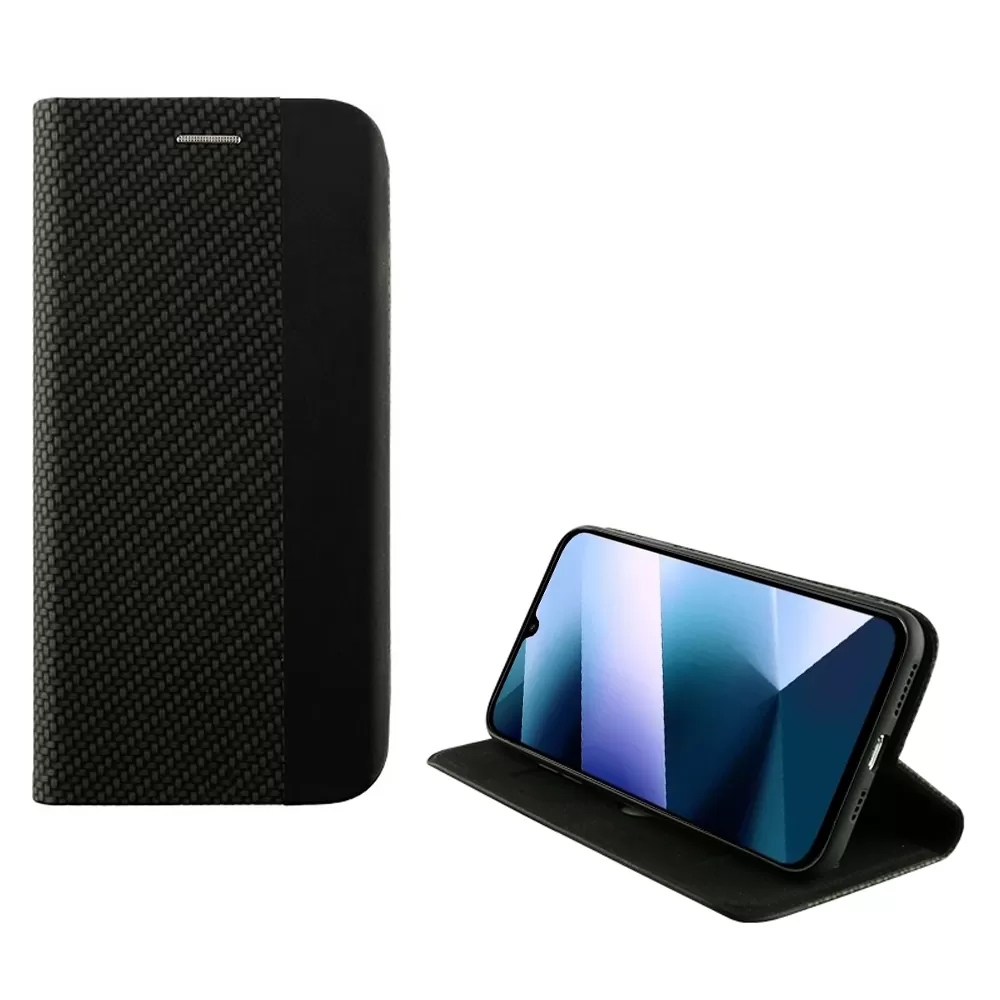 IDOL 1991 ELITE ΘΗΚΗ XIAOMI POCO C85 4G/ REDMI 15C 4G 6.9in ANTI-RFID BOOK STAND BLACK