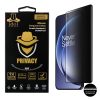 IDOL 1991 PRIVACY ANTISPY TEMPERED GLASS ONEPLUS 15R 5G 6.83in 9H 0.25mm SEMI CURVED FULL GLUE FINGER UNLOCK BLACK