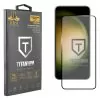 IDOL 1991 TITANIUM TEMPERED GLASS SAMSUNG S23 5G S911 6.1in 9H 0.2mm SEMI CURVED FULL GLUE ULTRA THIN BLACK