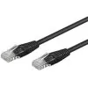 ΚΑΛΩΔΙΟ ΔΙΚΤΥΟΥ UTP CAT-5e 2xRJ45 0.5m ΜΑΥΡΟ
