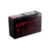 NPP ΜΠΑΤΑΡΙΕΣ ΜΟΛΥΒΔΟΥ 6V 12Ah MK6-12NPP (150X92X48) ΑΚΡΟΔΕΚΤΗΣ T2/F2 6,35mm
