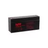 NPP ΜΠΑΤΑΡΙΕΣ ΜΟΛΥΒΔΟΥ 6V 3.2Ah MK6-3.2NPP (133X33X60) ΑΚΡΟΔΕΚΤΗΣ T1/F1 4,75mm