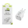 LIME TYPE C GAN PD 3.0 SUPER FAST TRAVEL LTC78W 5V 4.0A /9V 4A/ 12V 4.0A/ 15V 4.0A/ 20V 3.9A 78W WHITE