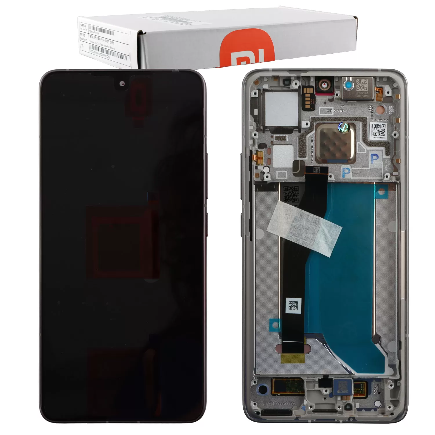 XIAOMI 14T PRO 5G ΟΘΟΝΗ + TOUCH SCREEN + LENS + FRAME 56001600N1200 BLACK ORIGINAL SERVICE PACK
