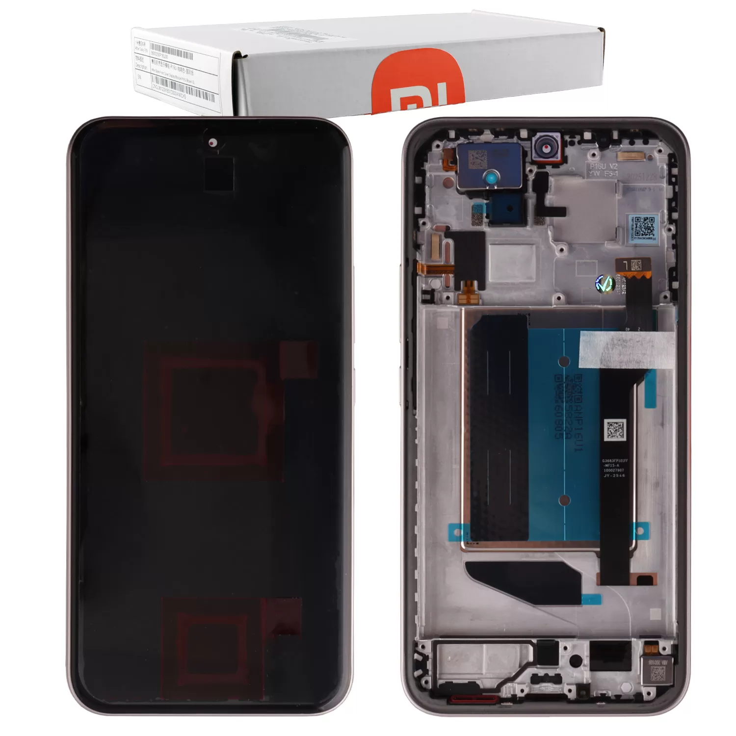 XIAOMI REDMI NOTE 15 PRO PLUS 5G ΟΘΟΝΗ + TOUCH SCREEN + LENS + FRAME 5600240P16U00 BLUE ORIGINAL SERVICE PACK