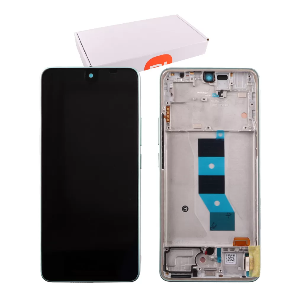 XIAOMI REDMI NOTE 14 5G ΟΘΟΝΗ AMOLED + TOUCH SCREEN + LENS + FRAME 56001800O1700 BLUE ORIGINAL SERVICE PACK